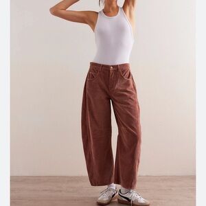 Free People Men's Brown Corduroy Pants